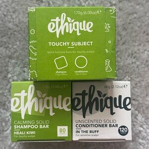 Ethique Solid Haircare Bars Set